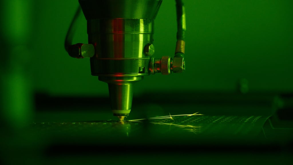 2D Laser melt cutting